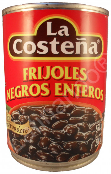 Schwarze Frijoles (Ganz) - La Costena - 560g