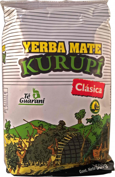 KURUPI Clasica - Yerba Mate Tee aus Paraguay - 500g