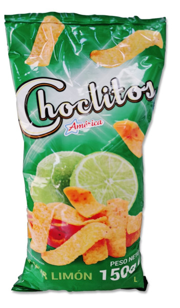 Choclitos Limon - Maistortilla Chips mit Zitronengeschmack 230g - MHD 01-2023