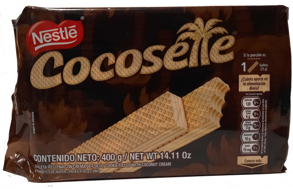 Cocosette Nestle Waffeln mit Kokosnusscreme aus Kolumbien