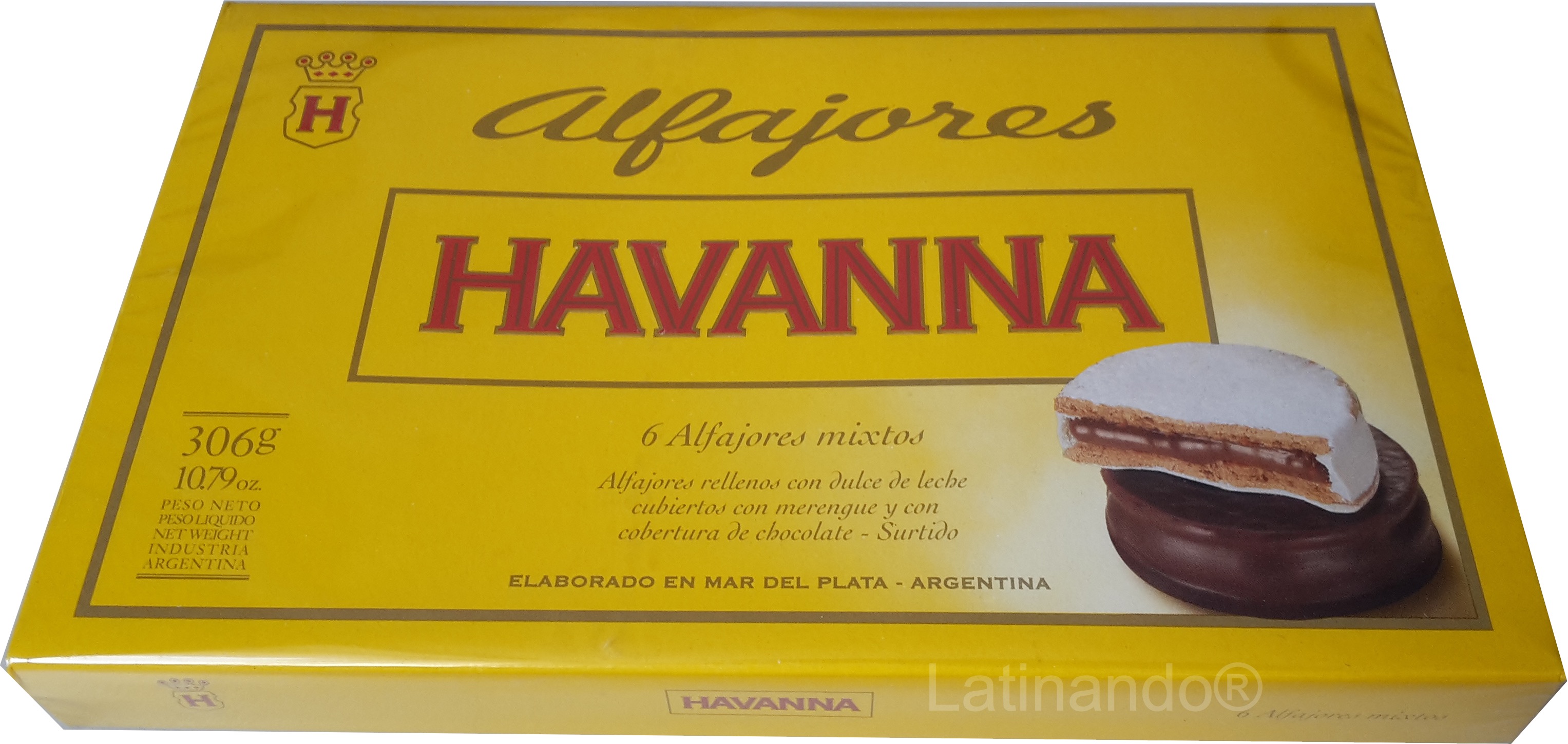 Alfajores HAVANNA Argentina | Mixtos 6er Packung | Latinando ® Alimentos y bebidas Latinoamérica