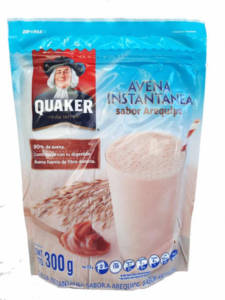 Avena Instantanea Arequipe QUAKER 300g