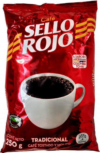 SELLO ROJO - Kaffee Tradicional - Paq Blando - 250g