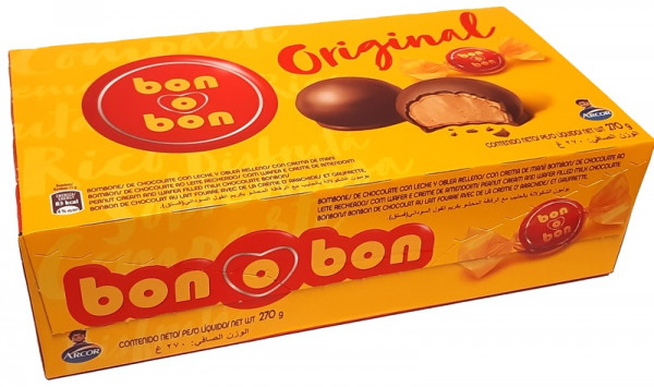 Bombones Pralinen BON O BON ARCOR 270g