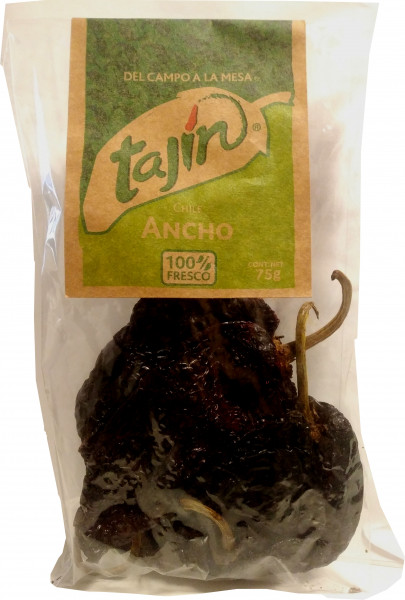 Chile Ancho - getrocknete Ancho-Chilischotten - TAJIN - 75g