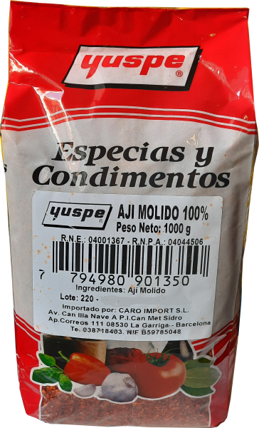 Aji molido - Gemahlener Chili aus Argentinien - 1Kg