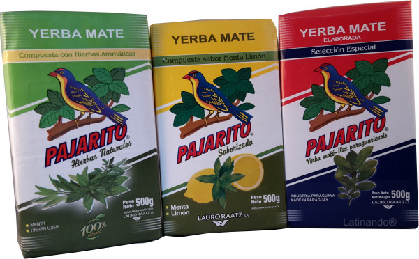 PAJARITO Mate Tee - Probierpackung 3x500g