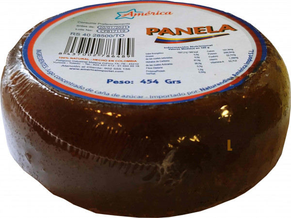 Panela Rundblock - Vollrohrzucker - 454g