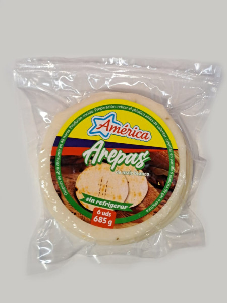 Arepas sin Refrigerar AMERICA - Authentischer Genuss ohne Kühlung