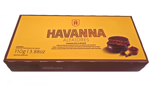 Alfajores HAVANNA - Chocolate Clasico - 2 Stk. MHD 27-01-23