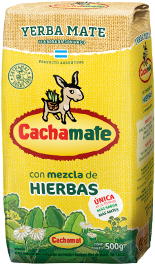 Cachamate Amarilla - Yerba Mate elaborada con hierbas - 500g